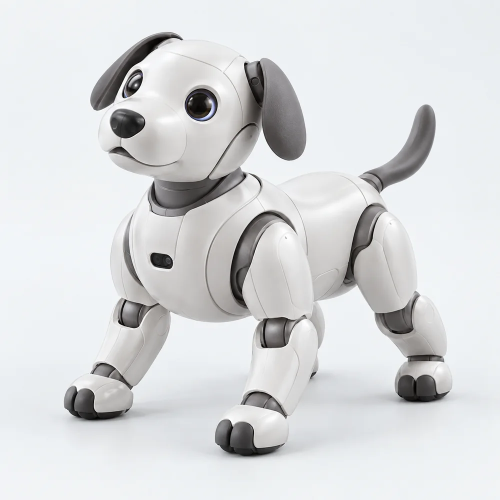 ИИ-иллюстрация для Sony Aibo; внешний вид может отличаться